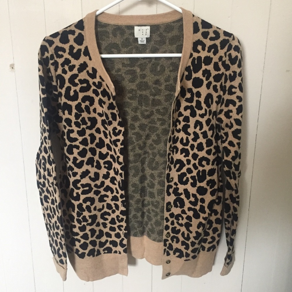 Leopard cardigan